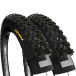 VELMAX 2x 26 x 2.35 Foldable Tyres 57-559 MTB Hybrid Gravel Mountain Bike (PAIR)