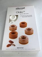 Silikomart Professional Oblio 30 White Silicone Mould 15 Hole