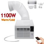 1100W Portable Cooler Air Conditioning Unit Cool & Warm Dehumidify With Remote~