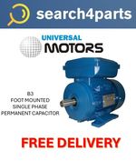 0.55KW 2 POLE 3000RPM SINGLE PHASE PERMCAP FOOT MOUNTED ELECTRIC MOTOR UNIVERSAL