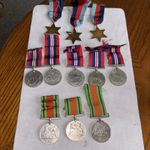 11 British WW2 Medals
