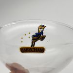 Vintage Babycham Glass Coupe ARC Branded Retro 60s 70s Deer Logo Champagne LOOK