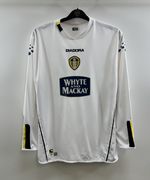 Leeds United L/S Home Football Shirt 2004/05 Adults Medium Diadora G961