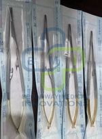 Lot of 4 HU FRIEDY Castroviejo Straight Needle Holder 7" 18cm NH5024