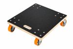 Workhorse 1000kg Heavy Duty Skate Dolly 590x590mm Moving Trolley 100mm Wheels