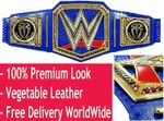 3D W Universal Championship Blue Title Belt Copy Free Roman Reigns Side Plates