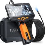 Teslong Dual Lens Inspection Camera, 1080P Endoscope Cam with 5'' IPS Screen