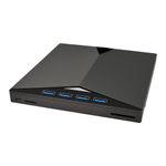 USB 3.0 External DVD CD Drive for Laptop Desktop with Plug-and-Play Function
