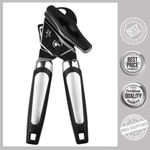 Heavy Duty Stainless Steel Tin Can Opener Cutter Easy Comfy Handle Grip Kitchen