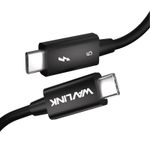 Thunderbolt 5 USB Type-C 240W PD Charging 8K/16K Display 120Gbps Data Cable 0.8m