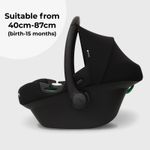 My Babiie MBCS02 i-Size Infant Carrier Car Seat (40-87cm) - Black - Grade A