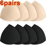 Soft Bra Pads Inserts Removable Push Up Enhancer Sports Bikini Swimsuit Cups UKS