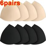 Soft Bra Pads Inserts Removable Push Up Enhancer Sports Bikini Swimsuit Cups UKS