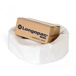 LONGOPAC Mini 10580 Mega-Strong Bag Cassette w/ Cable Ties, 4x20m (4 per box)