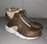 Nike Air Huarache Run Mid Volt - Brown, Beige & Gold - UK Size 7.5 - Very Rare