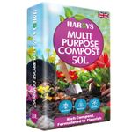 Hardys 50 Litre Multi All Purpose Compost 50L Bag Containers Basket Garden