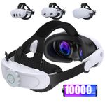 For Meta Oculus Quest 3/3s/Quest 2 Adjustable Elite Strap with 10000mAh battery