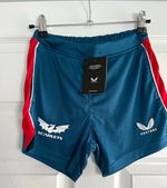 BNWT Castore Scarlets Wales Rugby Junior Shorts Only Size JS Blue/Red