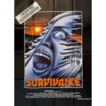 JUST BEFORE DAWN Vintage Movie Poster  - 47x63 in. - 1981 - Jeff Lieberman, Geor