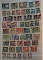 CZECHOSLOVAKIA 9 PAGES HRADCANY REVENUE DUE OVERPRINTED DOPLATIT STAMPS LOT