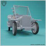 Dr-Who - Bessie, The Whomobile Third Doctors Car model kit 1/12,1/21, 28mm scale