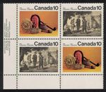 Canada Iroquoians Indians Corner Cross Block 1976 MNH SG#729-730
