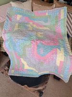 Child's Heirloom Quilt. Hand Stitched