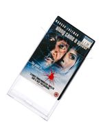 Box Protector VHS Type C Video Tape Plastic 0.5mm Display Case (1-50 Pack)