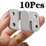 10pc StainlessSteel Flush Mount Bracket Interlocking ZClip Mirror Picture Hanger