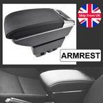 For Ford Fiesta mk7 2011 - 2017 Centre UK Console Armrest Storage Box Organiser