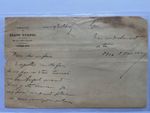 Original Le Théâtre du Grand-Guignol 1909 Letter Signed by Max Maurey VG+