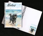 Shih Tzu Dog (Black) Notebook/Notepad + small image on every page by Starprint