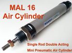NEW MAL16-25/50/75/100~500mm Single Rod Double Acting Pneumatic Air Cylinder