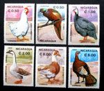 Nicaragua 1985 Domestic Birds Set UM. SG 2692/7.
