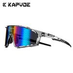 KAPVOE New Technology Nano Lenses Cycling Glasses Outdoor Sports Sunglasses Bike