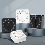 Large Kitchen Timer 60 minute Count-Down Cooking Baking Loud Alarm Mechanical UK