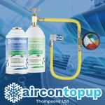 Electric Car Aircon R134 Compatible Refill Gas x1+ Leak Sealer x1+ Hose / Gauge