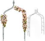 Strong Metal Heavy Duty Garden Arch Decorative Rose Climbing Plants Archway Path