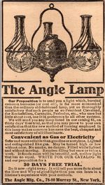 The Angle Mfg Co The Angle Lamp Murray St NY 1906 Minneapolis Ad SAL1-M12
