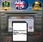 Connect 1 SD Card Sat Nav Navigation Update UK + Europe V12