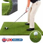 Tee Grass Golf Practice Mat Driving Range Mat Pitching Chipping 1m x 1.5m