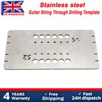For Electric Guitar String Through Drilling Template Tool Stainless steel , UK