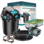 Auto Cleaning Pressurised Koi Pond Filter UV Steriliser All in One Kit - Ponds