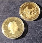 Half Crown 2018 "The Setting Down of the Sun" Coin Queen Elizabeth II x2