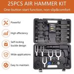 25x Pneumatic Air Hammer Heavy Duty Vibration Impact Tool Chisel Impact Tool UK