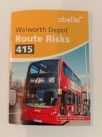 Abellio London Bus Route 415 Walworth Depot Route Risks Booklet Feb 2017