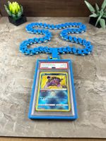 TCG Chain cuban Necklace PSA Holder for Trading Cards Graded Slabs  pokemon