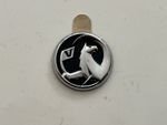 NEW KEY FOB BADGE 13MM WIDE FOR GENUINE VAUXHALL FLIP REMOTE KEY FOB 3D Logo