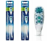 2 Pack of 4, Oral-B Cross Action Power Toothbrush Replacement Heads Soft Bristle