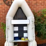 Inflatable Raft Dinghy, Single Seat, Slatted Floor with Foot Pump